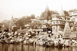 Ganges Prints: River Ganges, Benares, India