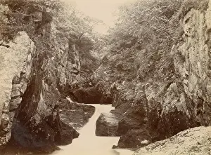 Greta Prints: River Greta and rocks, Ingleton, North Yorkshire Date: 1889