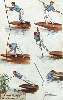 Images Dated 1st August 2011: River Humour - The Amateur Punter