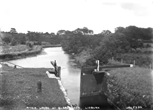 River Lagan at Blares Lock, Lisburn