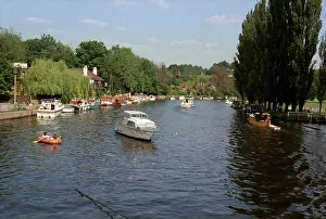 Maidstone Prints: River Medway at Allington, Maidstone