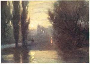 Barely Prints: Our River By Moonlight