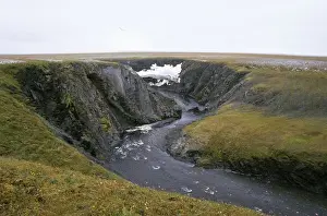 Gorges Prints: River Obrivistaya - very close to Kara sea shore