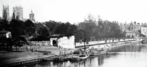 Minster Prints: River Ouse and York Minster, York, Victorian period