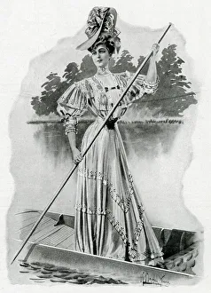 Images Dated 29th January 2018: River punting 1906