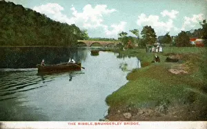 The River Ribble, Brungerley Bridge, Lancashire