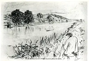 Whistler Prints: A River Scene, James McNeill Whistler