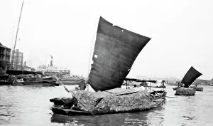 River scene, Shanghai, China, early 1900s
