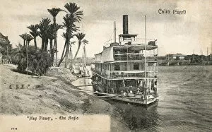 Mayflower Collection: River steamer The Mayflower, Cairo, Egypt