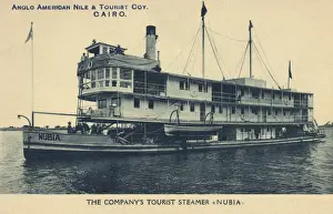Decks Prints: River steamer Nubia, Cairo, Egypt