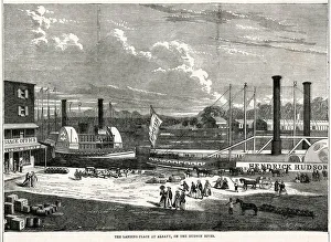 Albany Collection: River Steamers Albany 1871