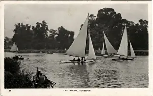 Surbiton Prints: The River, Surbiton, London