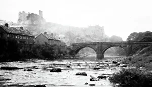 Swaledale Prints: River Swale and Castle, Richmond, Yorkshire in the 1940/50s