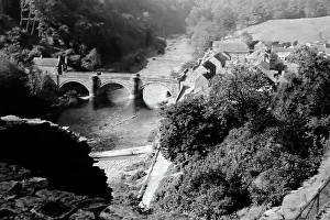 Swaledale Prints: River Swale, Richmond, Yorkshire in the 1940/50s
