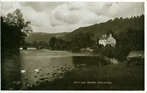 Callander Prints: River Teith & Bridge, Callander, Stirlingshire
