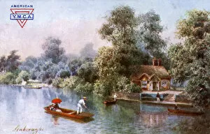 Bell Collection: The River Thames - Ankerwyke, Wraysbury, Bell Weir Lock