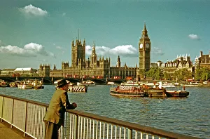 River Thames and Houses of Parliament, London