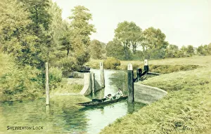 River Thames at Shepperton Lock, Surrey