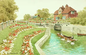 River Thames at Sonning Lock, Berkshire