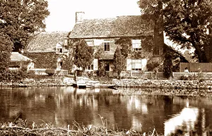 Trout Prints: River Thames, Trout Inn, Godstow