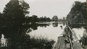Maidenhead Prints: The River Thames above the Weir, Boulter's Lock, Maidenhead