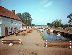Dyke Prints: River Thurne, Norfolk Broads - Pleasure Boat Dyke, Hickling