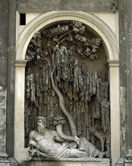 Angle Gallery: River Tiber. Four Fountains (Quattro Fontane), 1588-1593, de