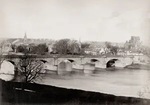 Rowboat Prints: The River Tweed and the town of Kelso, Scotland