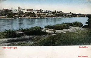 Hexham Prints: The River Tyne, Corbridge, Northumberland