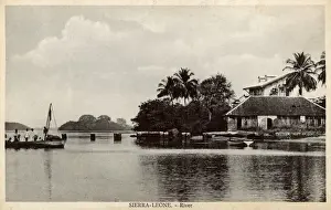 River view in Sierra Leone, West Africa