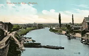 Herefordshire Prints: River Wye, Hereford, Herefordshire