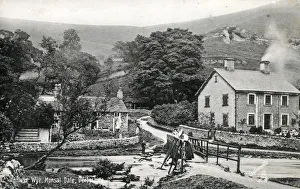 Images Dated 1st July 2020: The River Wye at Monsal Dale, Derbyshire, England Date: circa 1910s