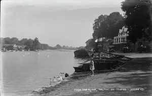 Tranquility Prints: The River at Yalton on Thames