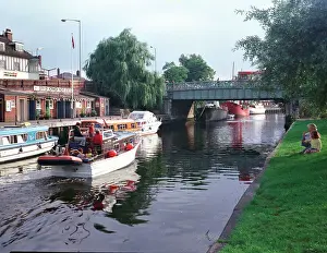 Norwich Prints: River Yare, Norfolk Broads - Norwich Yacht Station