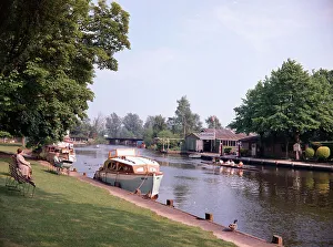 Norwich Prints: River Yare, Norfolk Broads - Thorpe, Norwich