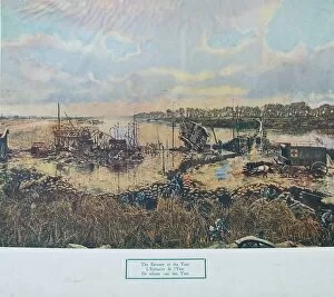Images Dated 14th July 2012: River Yser estuary, Belgium, WW1