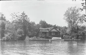 Wroxham Prints: Riverside Bungalow in Wroxham