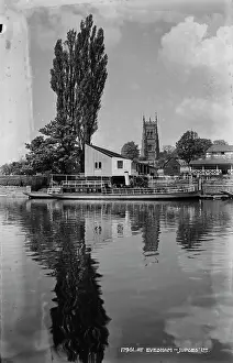Evesham Prints: Riverside View of Evesham