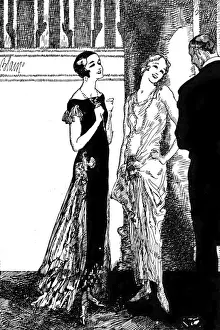 Blampied Prints: Riviera evening wear drawn by Edmund Blampied