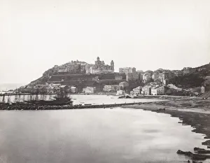 Riviera, harbour view at Porto Maurizio, Imperia, Italy