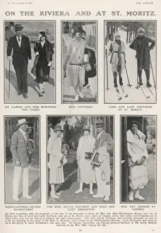 Evans Prints: On the Riviera and at St. Moritz