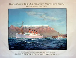 Departing Prints: R.M.S. Arundel Castle, Union-Castle Line