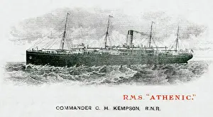 RMS Athenic, White Star Line British passenger ship