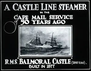 Balmoral Prints: The RMS Balmoral Castle (Union Castle Line)