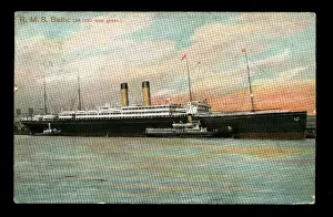 Steamship Prints: RMS Baltic, White Star cruise liner