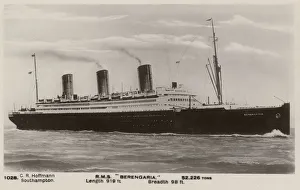 Images Dated 20th November 2019: RMS Berengaria, formerly SS Imperator, ocean liner