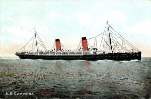 Campania Collection: RMS Campania, Cunard steamship