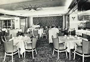 Veranda Prints: RMS Caronia, Veranda Cafe