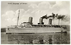 Images Dated 12th February 2021: RMS Empress of Britain