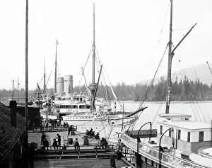 Vancouver Prints: RMS Empress of India in Vancouver, Canada